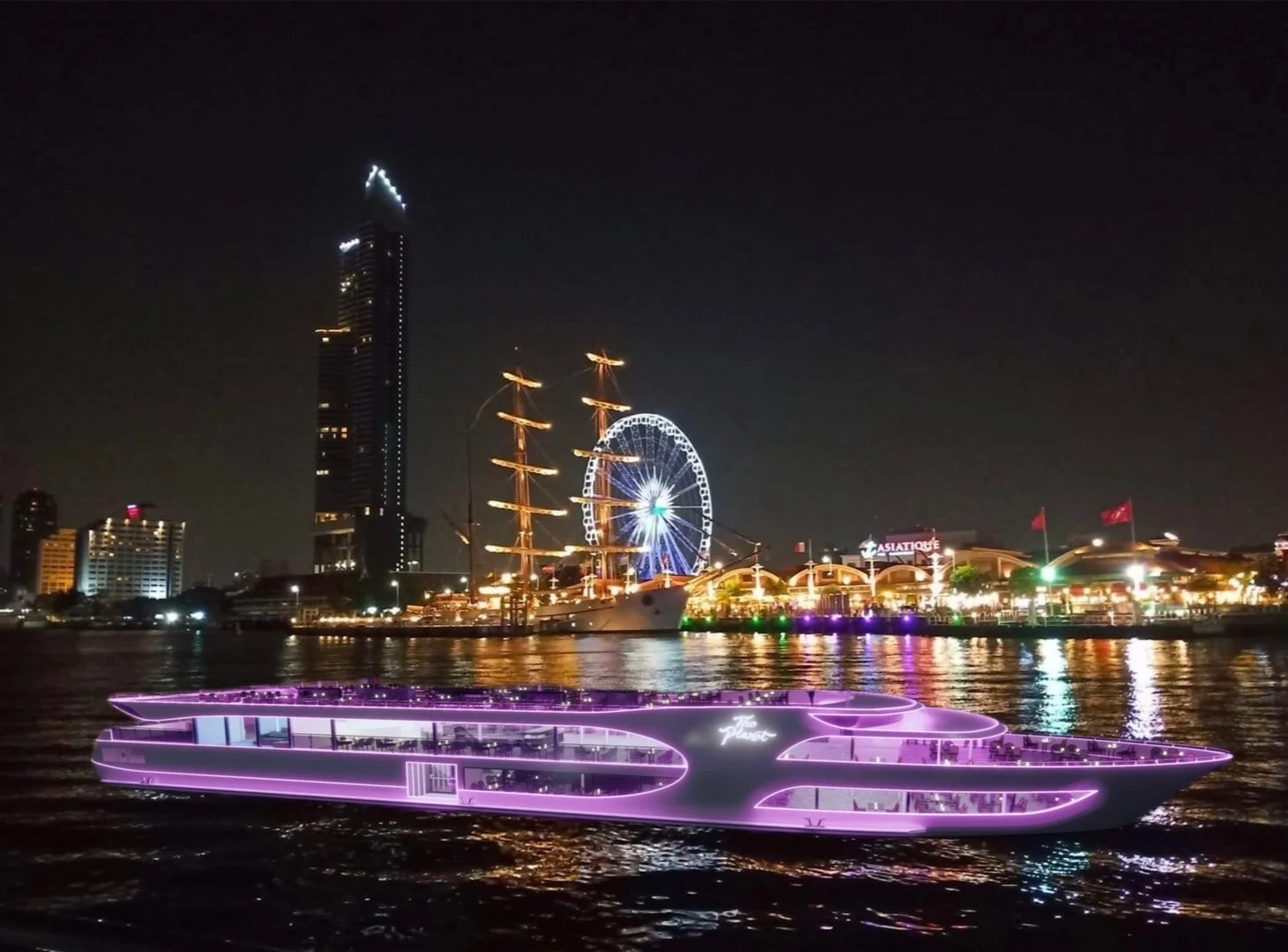 The Planet Dinner Cruise Asiatique Bangkok Ticket