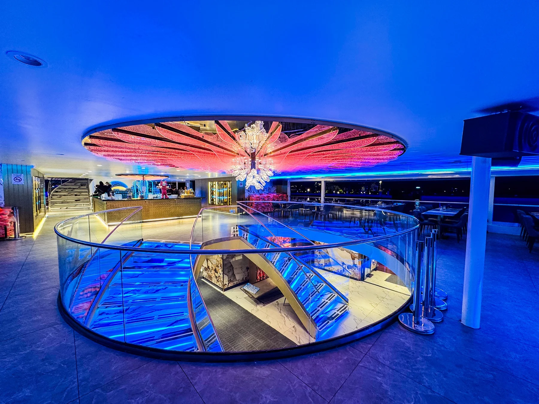 Fine dining scenic views Planet Dinner Cruise Asiatique