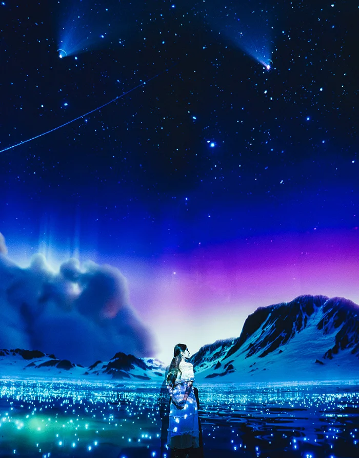 Dynamic digital artwork PADO Media Art Space Pattaya